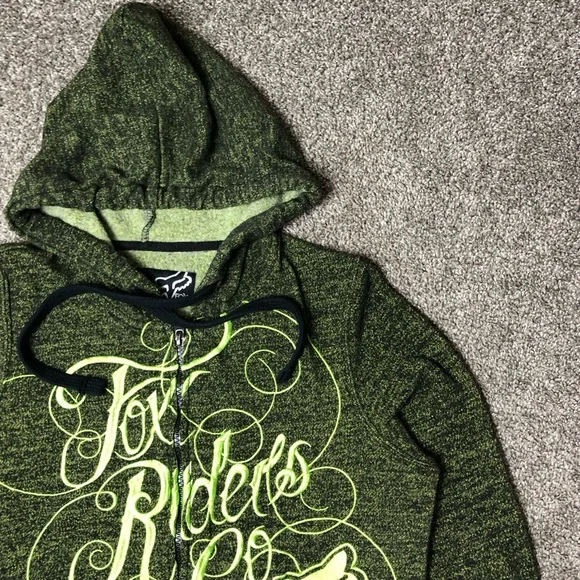 Fox RidersCo Hooed Full Zip - Picture 2 of 9